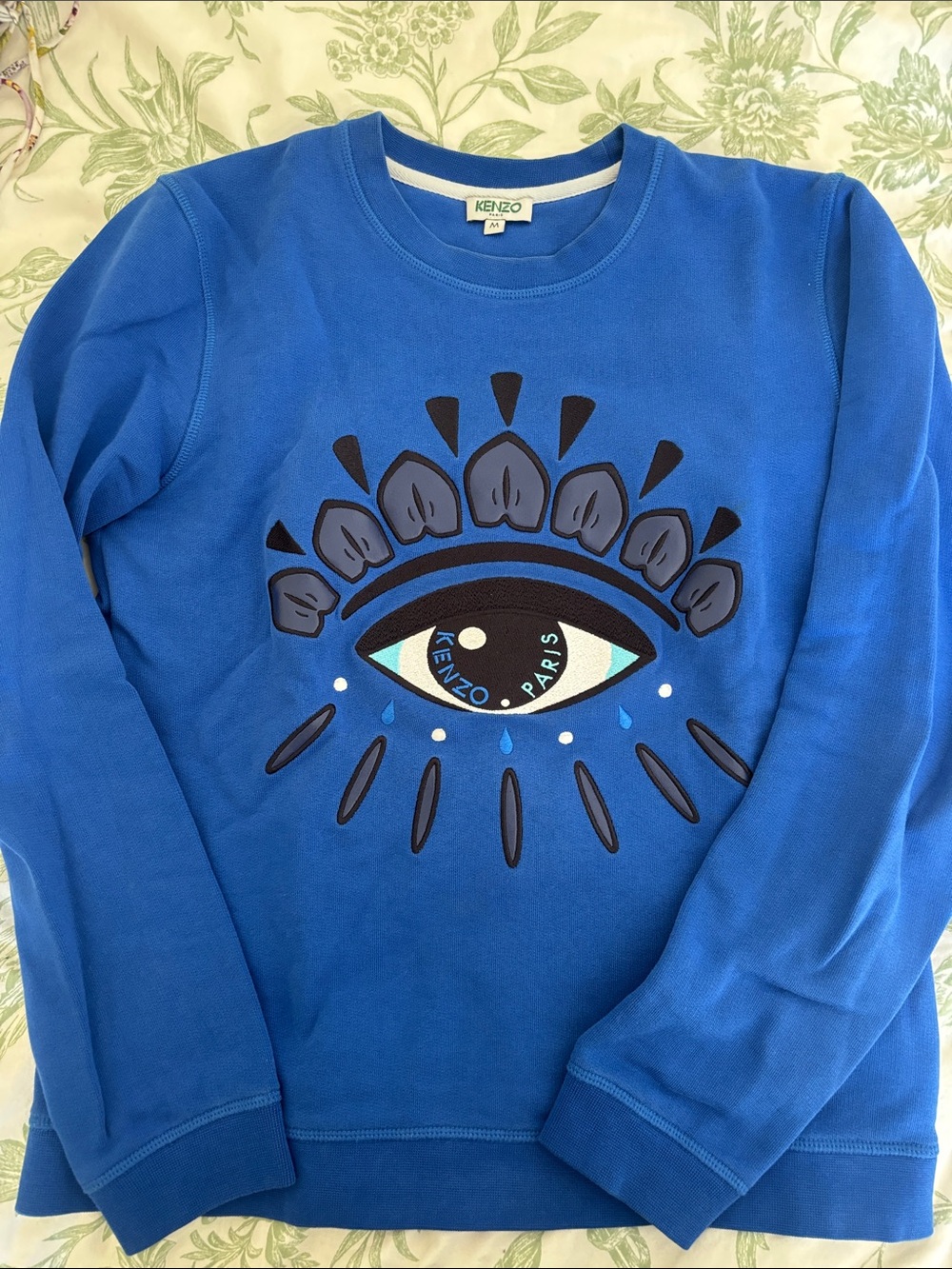 Kenzo Kids Royal Blue Eye Graphic Sweatshirt